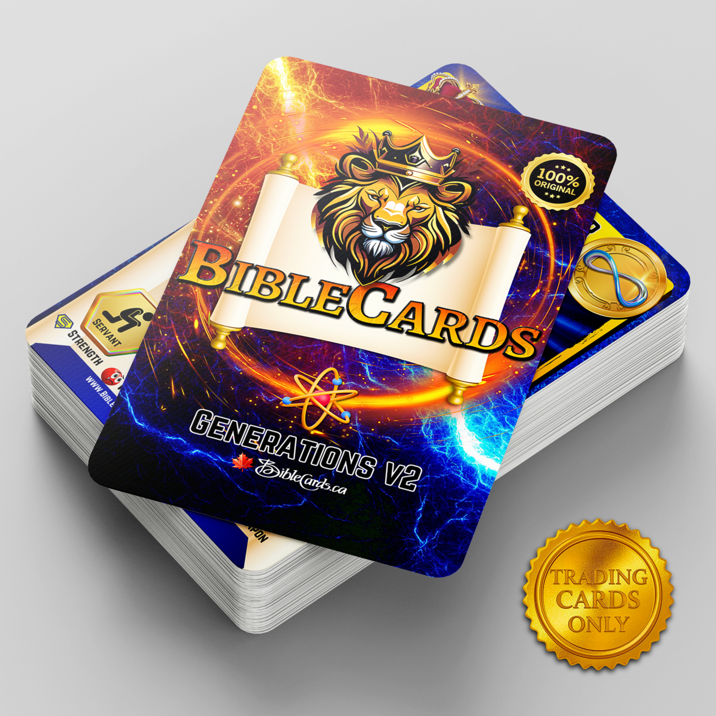 Generations Edition Bible Cards - Pack of 29 Trading Cards - Carrom Canada