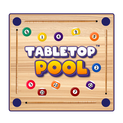 Table Top Pool Game Add-on to Carrom Board (No Game Board Included) - Carrom Canada