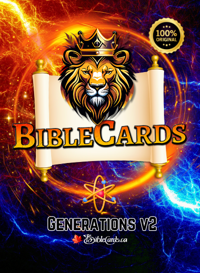 Generations Edition Bible Cards - Pack of 29 Trading Cards - Carrom Canada