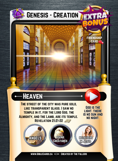 Genesis Edition Bible Cards - Pack of 26 Trading Cards - Carrom Canada