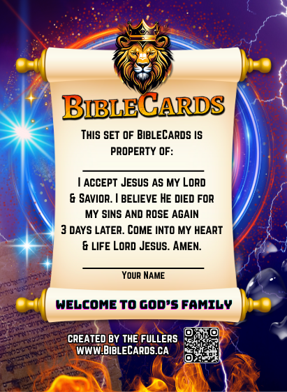 Dunamis Edition Bible Cards - Pack of 29 Trading Cards - Carrom Canada