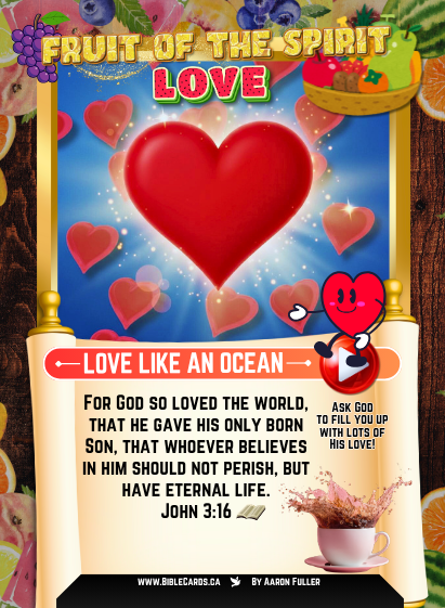 Fruit of The Spirit Edition Bible Cards - Pack of 29 Trading Cards - Carrom Canada