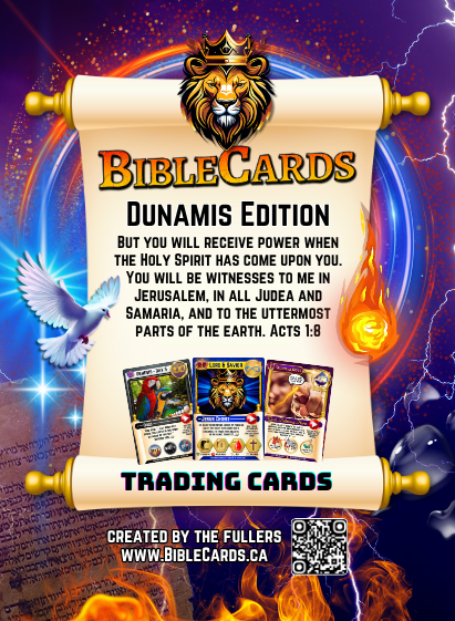Dunamis Edition Bible Cards - Pack of 29 Trading Cards - Carrom Canada