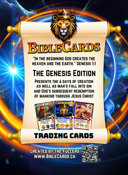 Genesis Edition Bible Cards - Pack of 26 Trading Cards - Carrom Canada