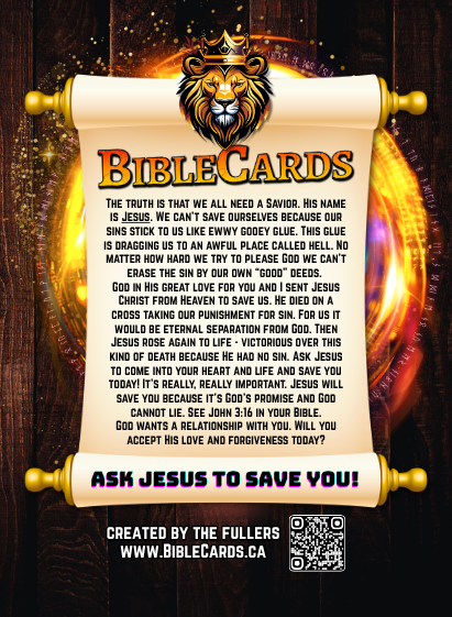 Fruit of The Spirit Edition Bible Cards - Pack of 29 Trading Cards - Carrom Canada