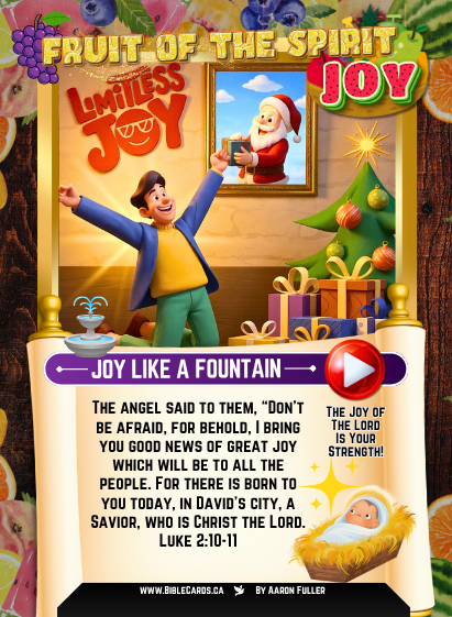 Fruit of The Spirit Edition Bible Cards - Pack of 29 Trading Cards - Carrom Canada