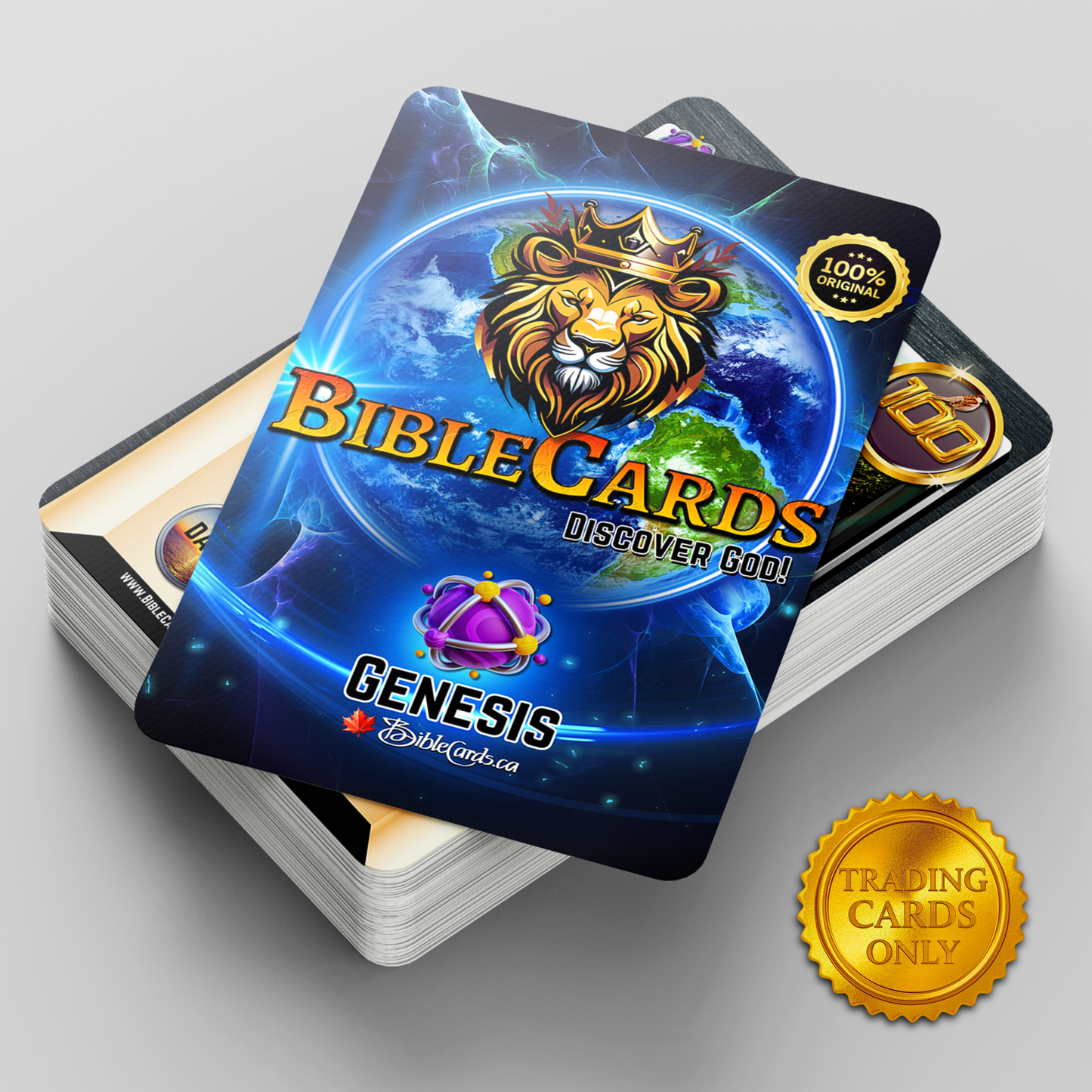Genesis Edition Bible Cards - Pack of 26 Trading Cards - Carrom Canada
