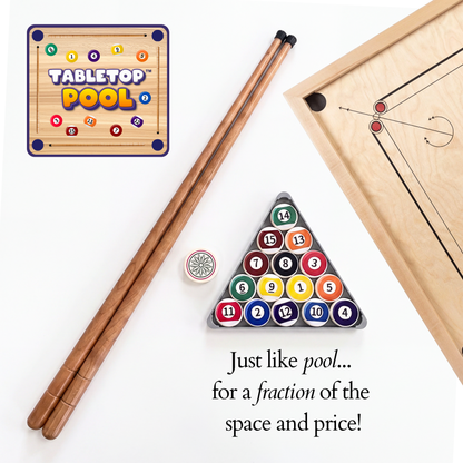 Table Top Pool Game (Full Set) - Carrom Canada