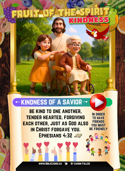 Fruit of The Spirit Edition Bible Cards - Pack of 29 Trading Cards - Carrom Canada