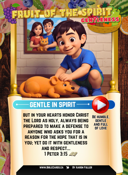 Fruit of The Spirit Edition Bible Cards - Pack of 29 Trading Cards - Carrom Canada