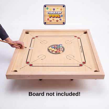 Table Top Pool Game Add-on to Carrom Board (No Game Board Included) - Carrom Canada