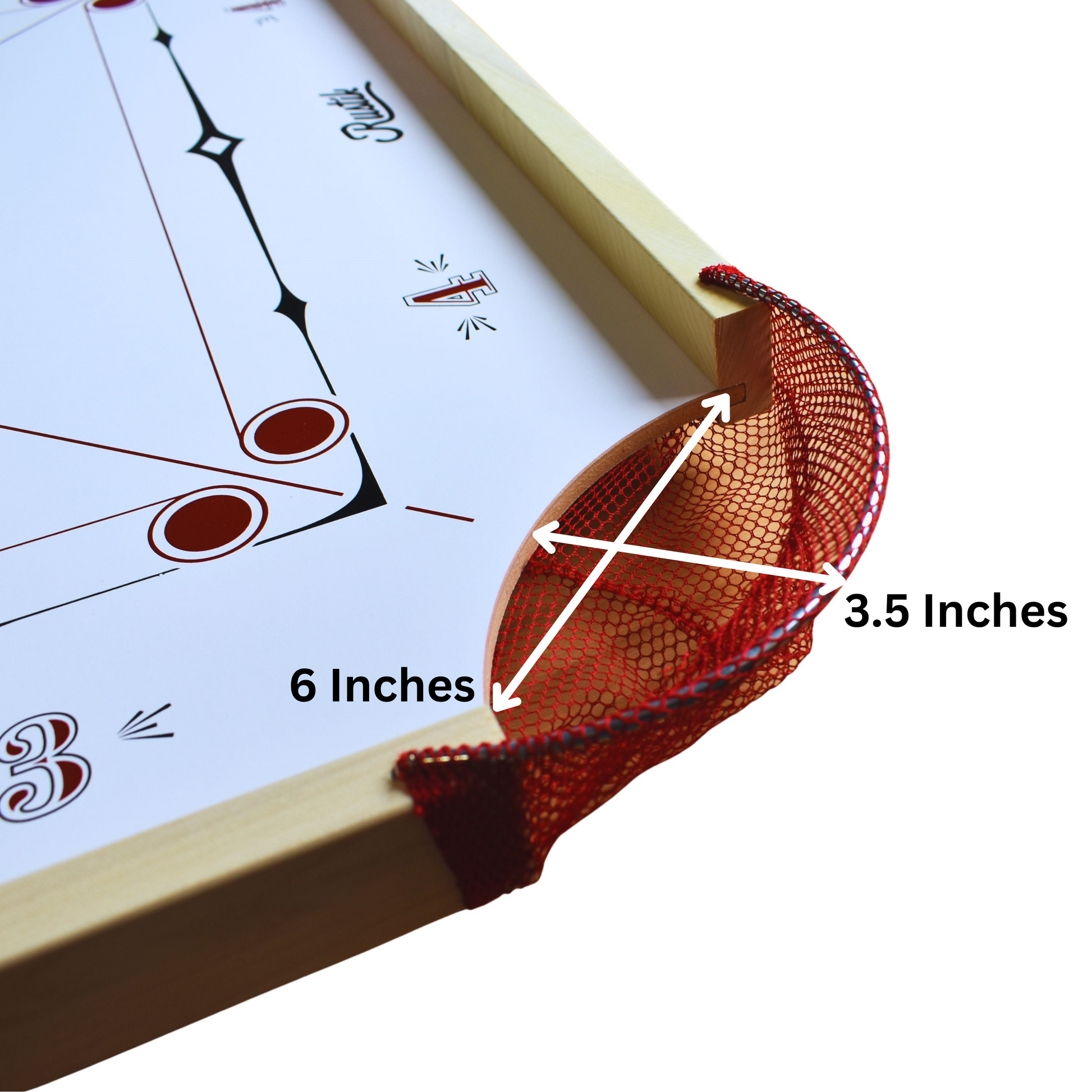 American Style - Carrom Board for Beginners - Comes with Carrom Men, Striker, Sliding Powder, Rules and optional Cues and 12 Inch Lazy Susan - Carrom Canada